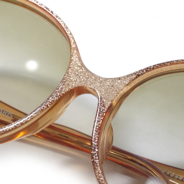 GIVENCHY グリッター ヴィンテージサングラス（オレンジ）