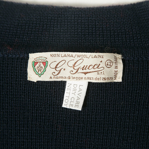 OLD Gucci ニットプルオーバー（紺）
