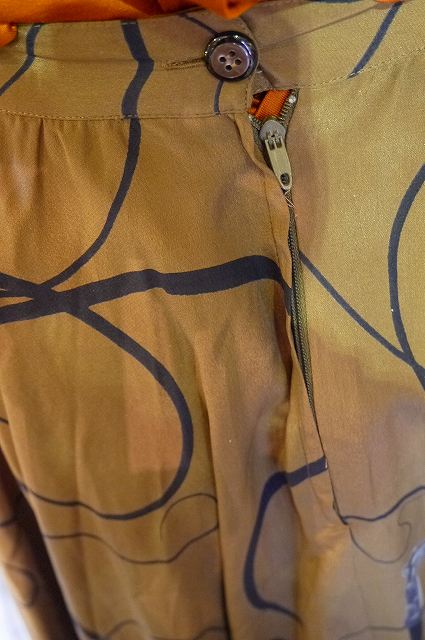 OLD Gucci シルクスカート（鞭柄）