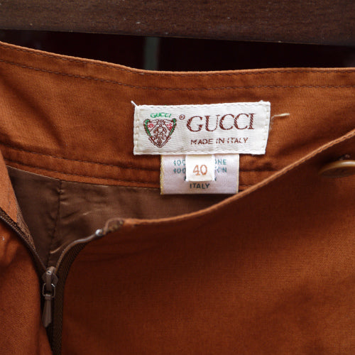 OLD Gucci  茶スカート