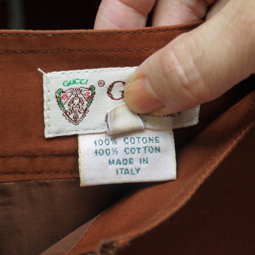OLD Gucci  茶スカート