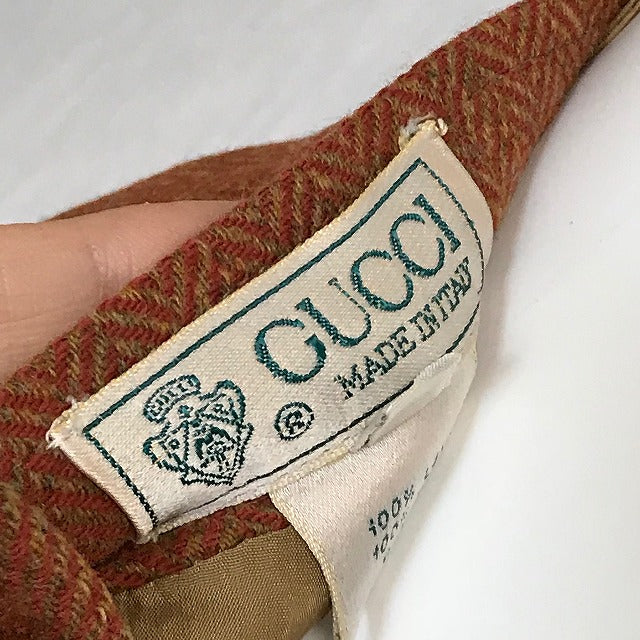 OLD Gucci ペンシルスカート（オレンジ）