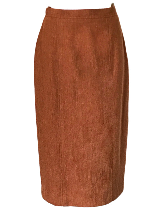 OLD Gucci ペンシルスカート（オレンジ）