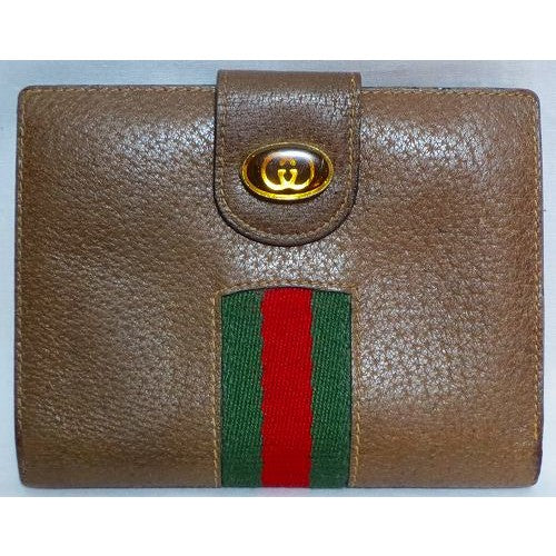 OLD Gucci 　２つ折れ財布（濃茶）