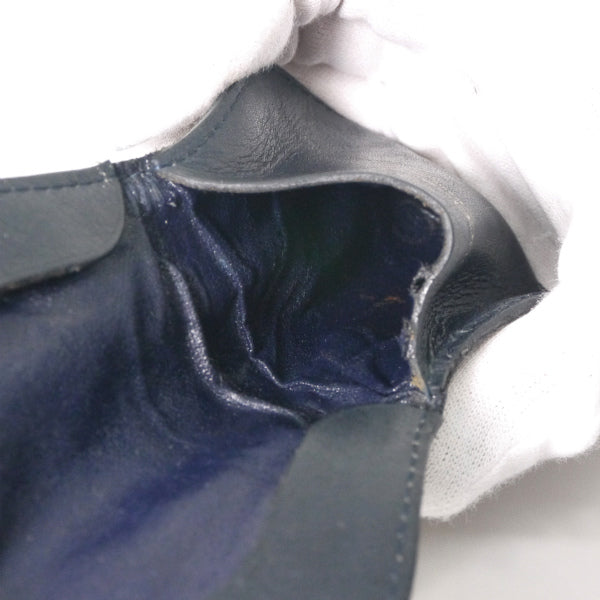 OLD Gucci シェリー円形コインケース（青）