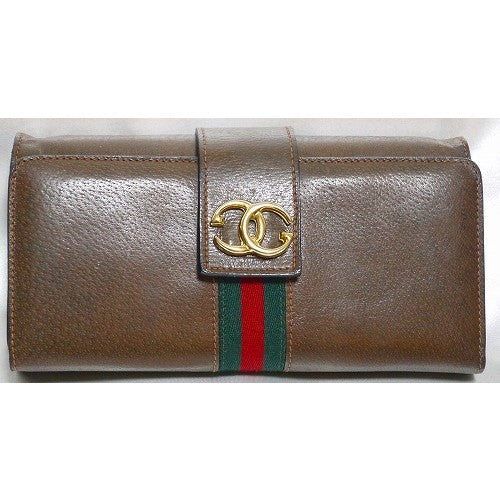 OLD　Gucci　レア！総皮クラッチバッグ（茶）