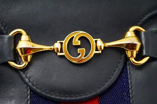 OLD Gucci レア！丸フォルム皮財布（黒）