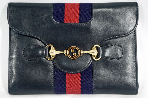 OLD Gucci レア！丸フォルム皮財布（黒）