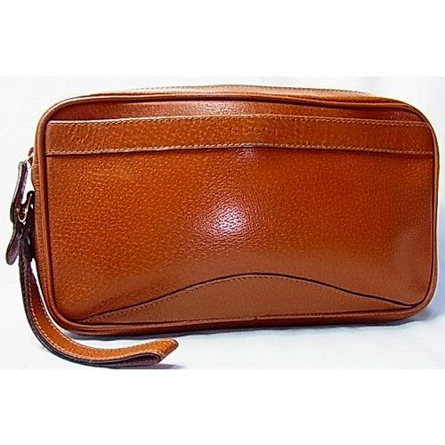 OLD Gucci 総皮セカンドバッグ（茶・小）