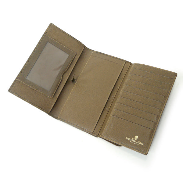 OLD Gucci ３つ折れミニシェリー長財布（茶）