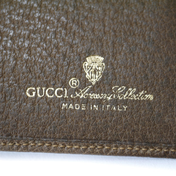OLD Gucci ３つ折れミニシェリー長財布（茶）