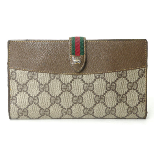 OLD Gucci ３つ折れミニシェリー長財布（茶）