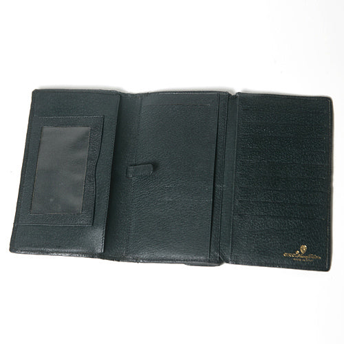 OLD Gucci ＜訳あり＞ミニシェリー３つ折れ長財布（青）