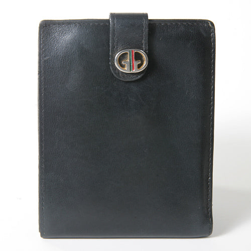 OLD Gucci  総皮２つ折れ財布（黒）