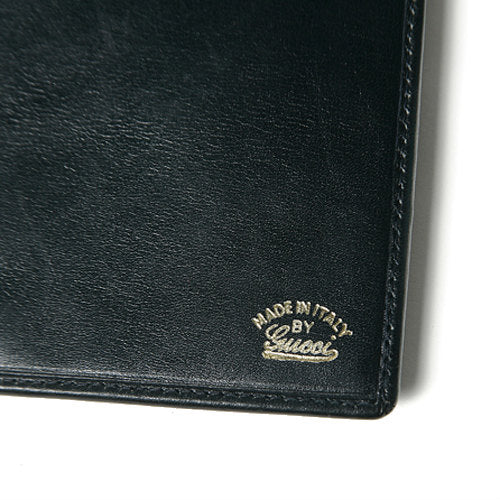 OLD Gucci シェリー２つ折れ長財布（青）