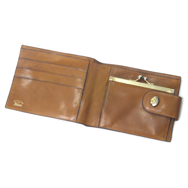 OLD Gucci 　60s２つ折れ財布（キャメル本皮）