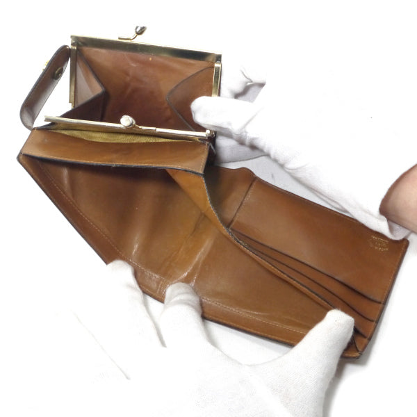 OLD Gucci 　60s２つ折れ財布（キャメル本皮）