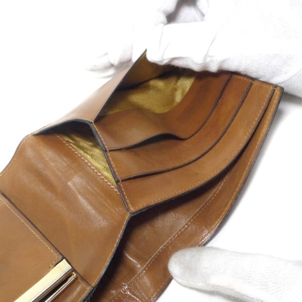 OLD Gucci 　60s２つ折れ財布（キャメル本皮）