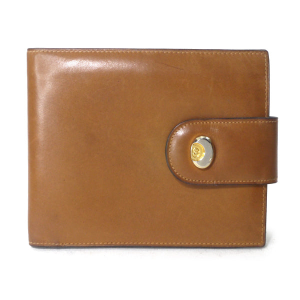 OLD Gucci 　60s２つ折れ財布（キャメル本皮）