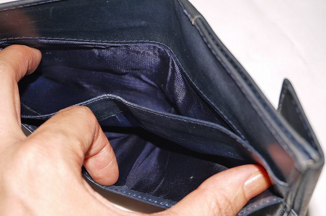 OLD Gucci ２つ折れ財布（青）