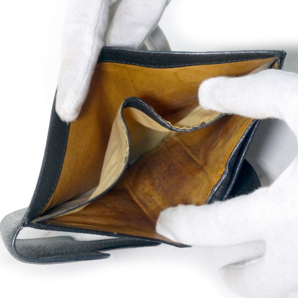 OLD Gucci ホースビット折財布（黒）