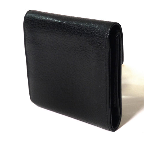 OLD Gucci ホースビット革財布（黒）