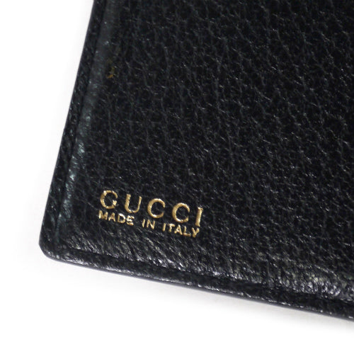 OLD Gucci ホースビット革財布（黒）