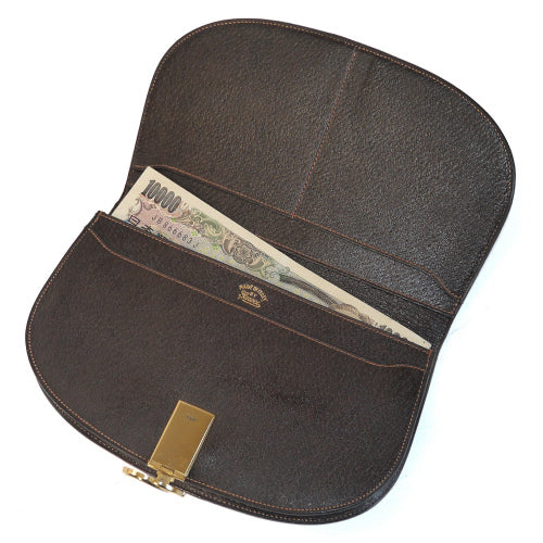 OLD Gucci　ハーフムーン財布（茶GG)