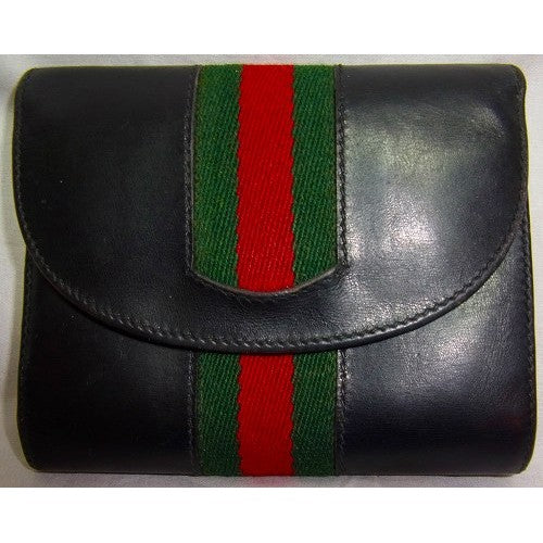 OLD Gucci ３つ折れ財布（黒）