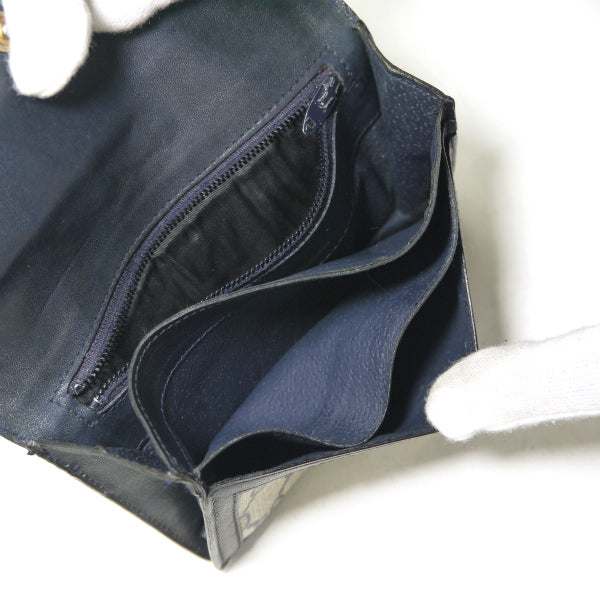 OLD Gucci シェリーライン スクエアミニポーチ（青）