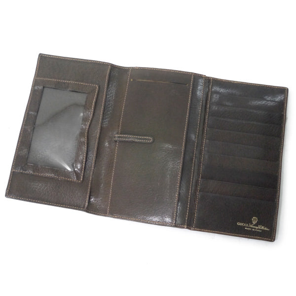 OLD Gucci 80s アクセコ　３つ折れシェリー長財布