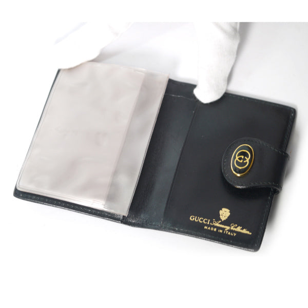 OLD Gucci ジャガードカードケース(黒)