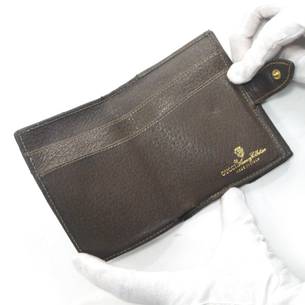 OLD Gucci ２つ折れミニシェリー財布（茶）