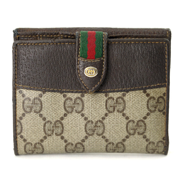 OLD Gucci ２つ折れミニシェリー財布（茶）