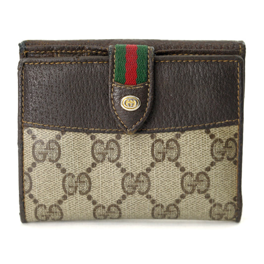 OLD Gucci ２つ折れミニシェリー財布（茶）
