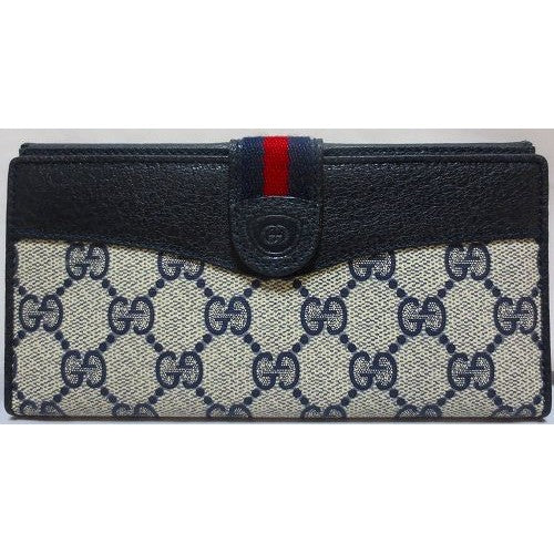 OLD Gucciミニシェリー長財布（青）