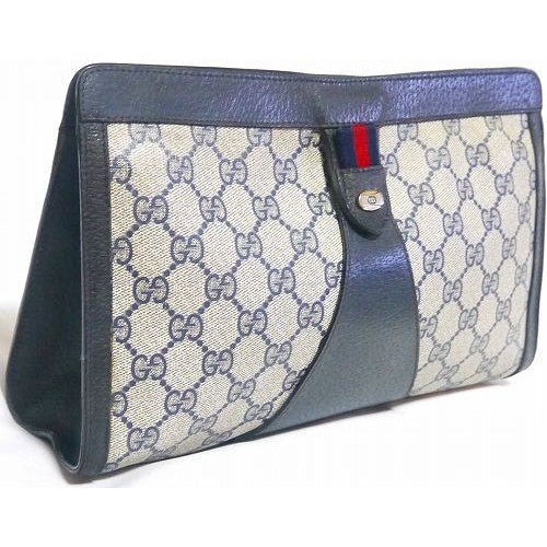 OLD Gucci セカンドバッグ（青）