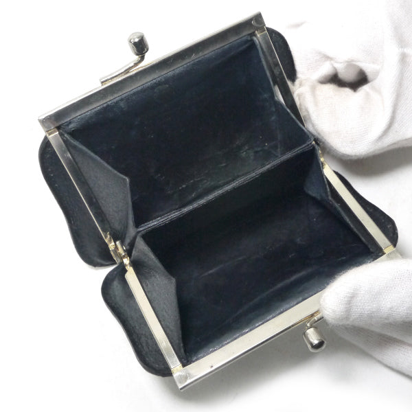 OLD Gucci　バタフライがま口小銭入れ（青）