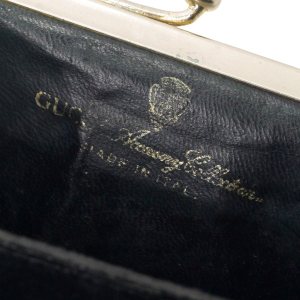 OLD Gucci　バタフライがま口小銭入れ（青）