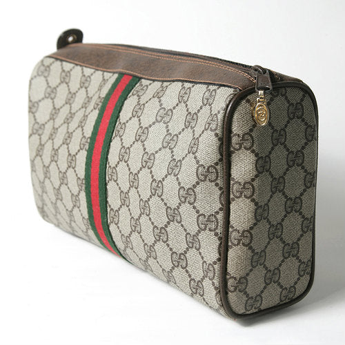 OLD Gucciシェリーセカンドバッグ（茶）