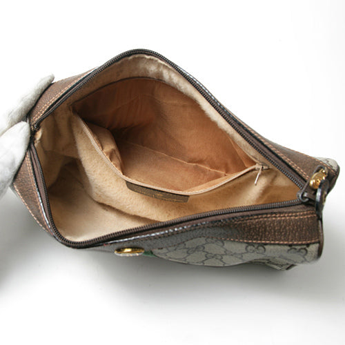 OLD Gucciシェリーセカンドバッグ（茶）