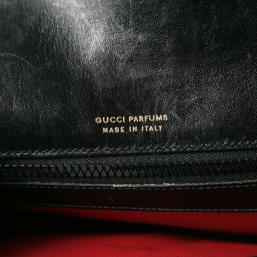 OLD Gucci シェリーライン財布＆ポーチ（黒）