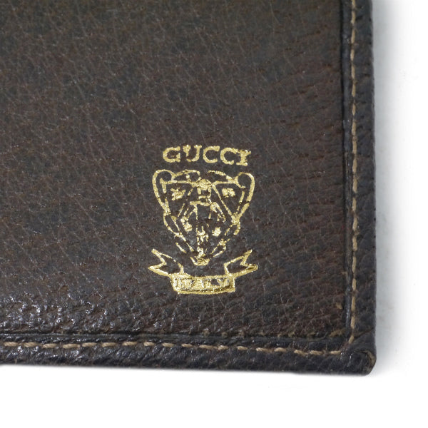 OLD Gucci　横長財布（茶・ＧＧ柄）
