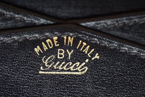 OLD Gucci　横長財布（青・ＧＧ柄）