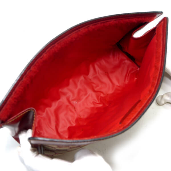 OLD Gucci PARFUM　レア!!シェリークラッチバッグ（赤）