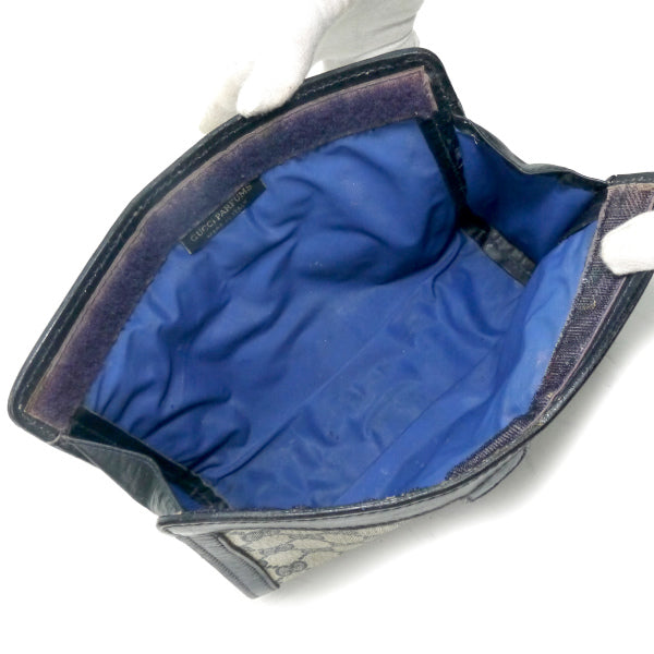 OLD Gucci PARFUM　ポーチ/クラッチバッグ（青・ミニ）