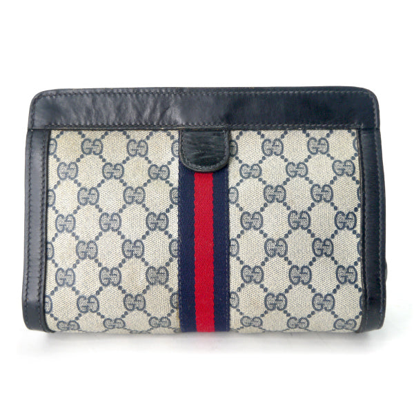 OLD Gucci PARFUM　ポーチ/クラッチバッグ（青・ミニ）