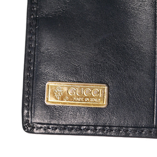 OLD Gucci　二つ折れシェリー財布　（濃紺）