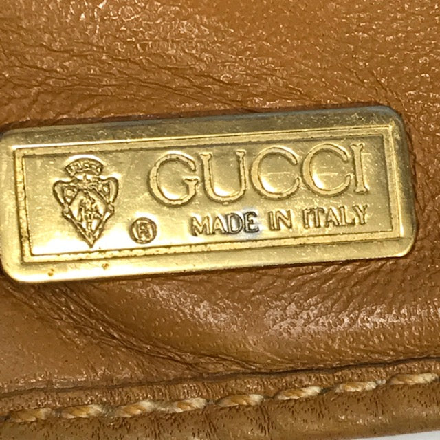 OLD Gucci マイクロGG２つ折れ財布（キャメル）