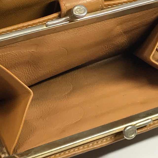 OLD Gucci マイクロGG２つ折れ財布（キャメル）